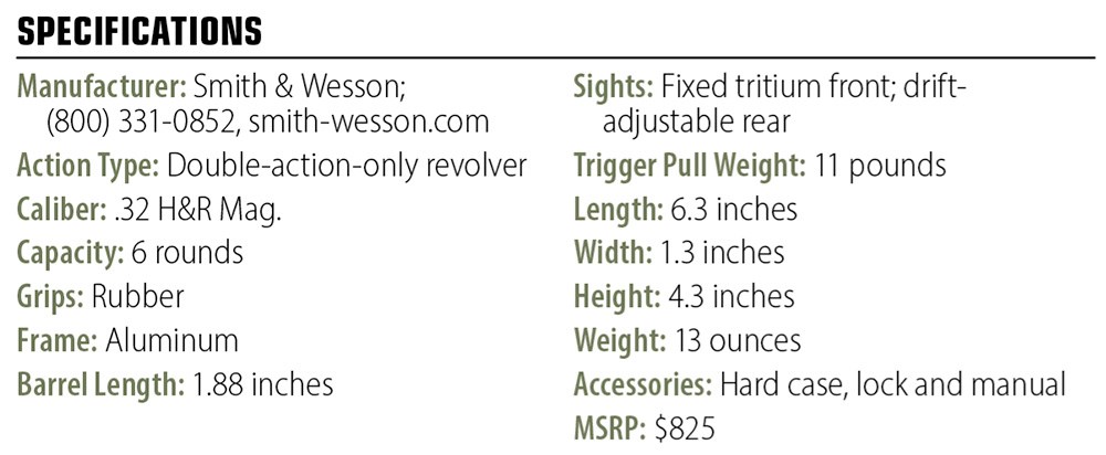 Smith & Wesson Model 432 UC specs
