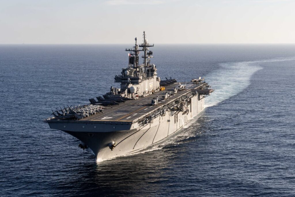 USS Boxer and 11th Marine Expeditionary Unit deploy to Middle East