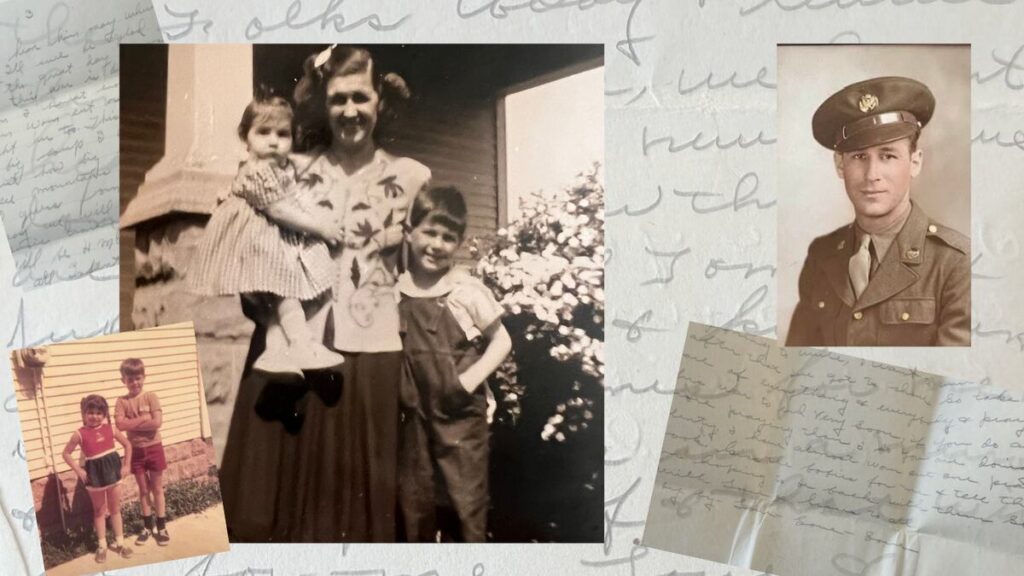 My grandpa was killed in World War II. I met him through his letters home