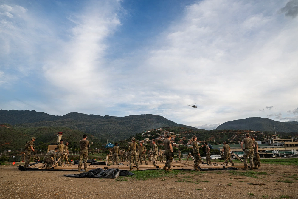 Air Force contingency wing assists Venezuela in earthquake response, aid intake Air Force contingency wing assists Venezuela in earthquake response, aid intake