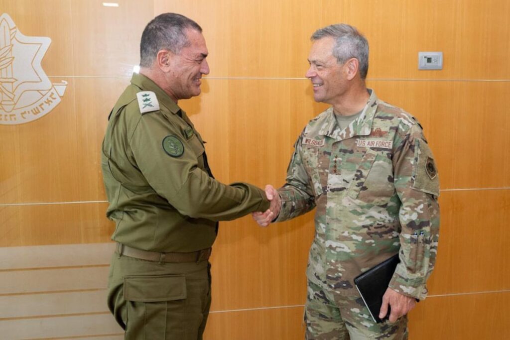 US Air Force chief of staff discusses ‘regional situation’ with Israeli military officials US Air Force chief of staff discusses ‘regional situation’ with Israeli military officials