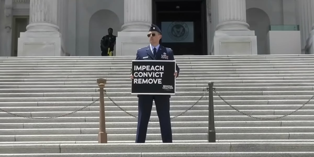 Air Force major who called for Trump’s impeachment requests special court-martial