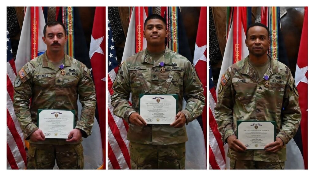 3 US soldiers awarded Purple Hearts after March missile attack on Saudi Arabia base
