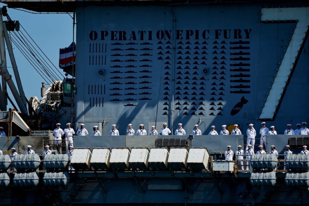 Readiness bill coming due for Navy after marathon carrier deployment, No. 2 admiral says