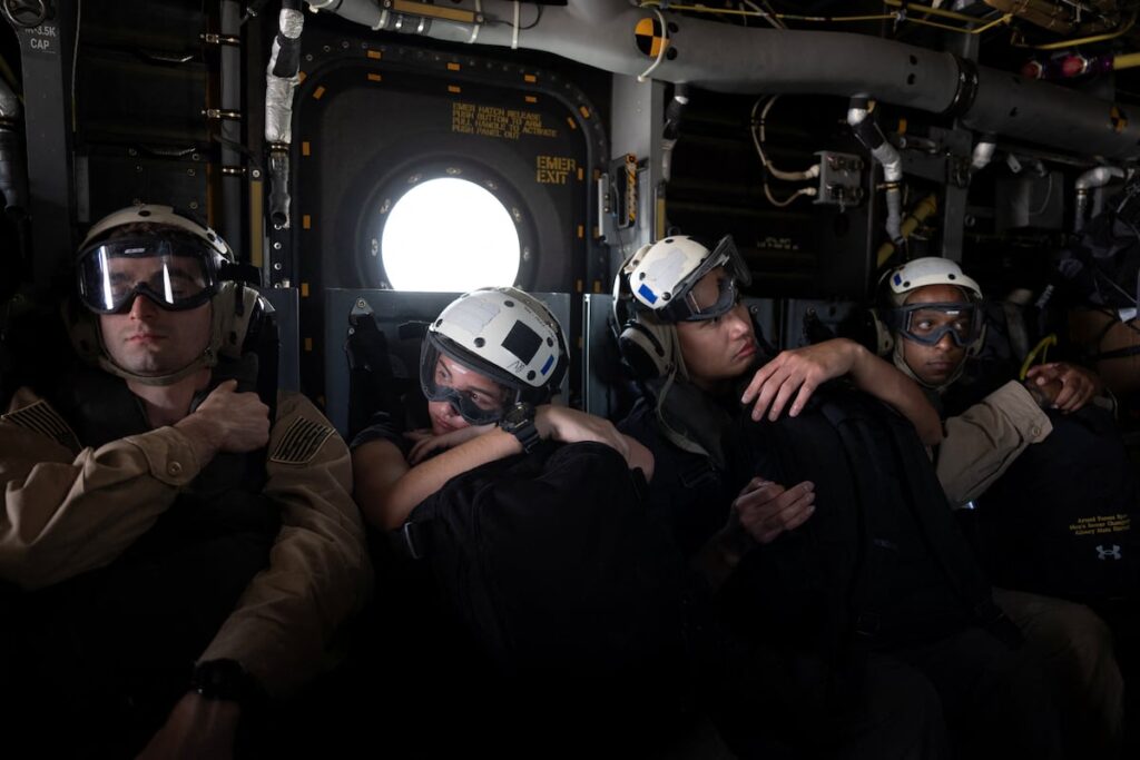 Aboard the USS George Washington, young sailors adjust to war with Iran